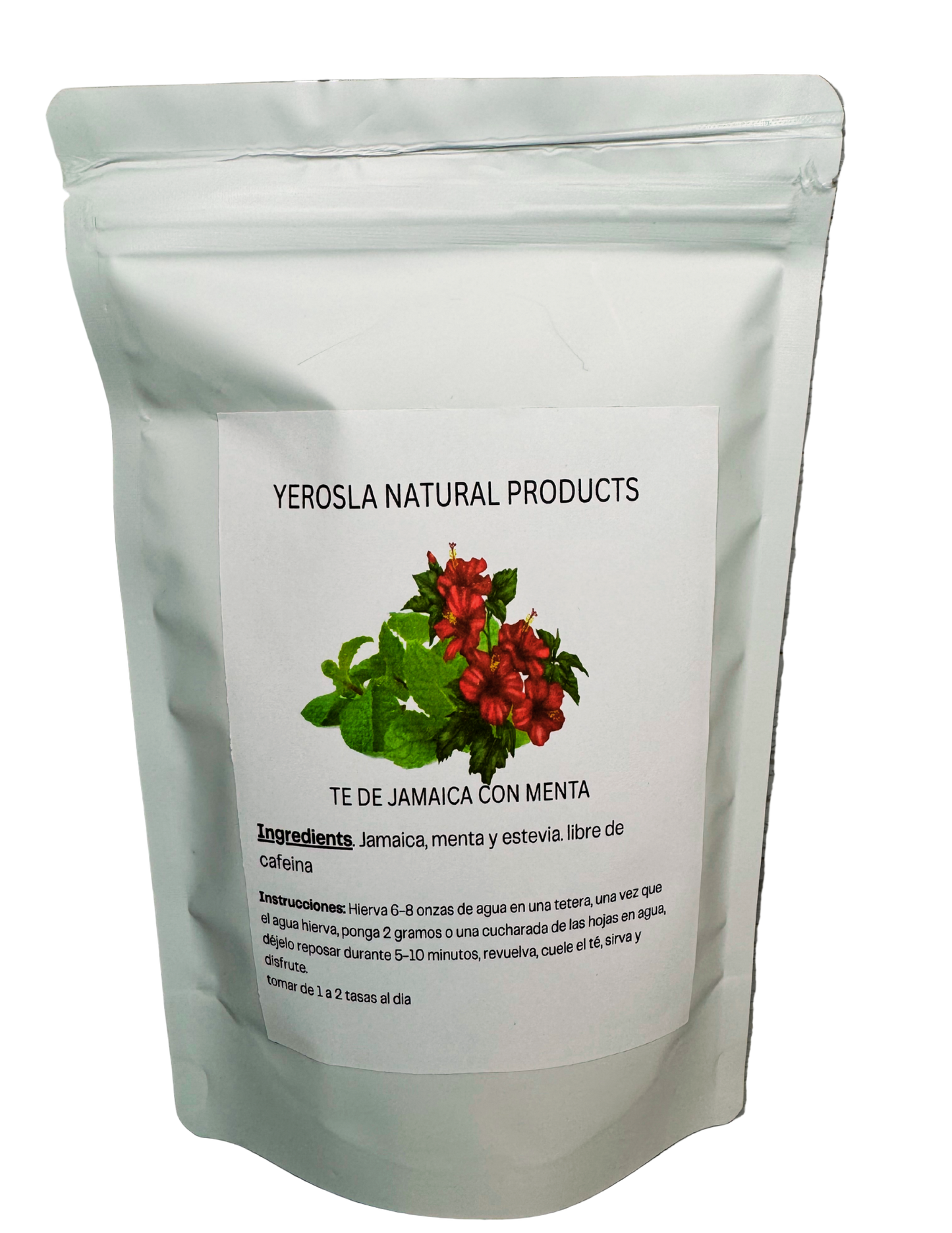 Mint and Hibiscus Tea