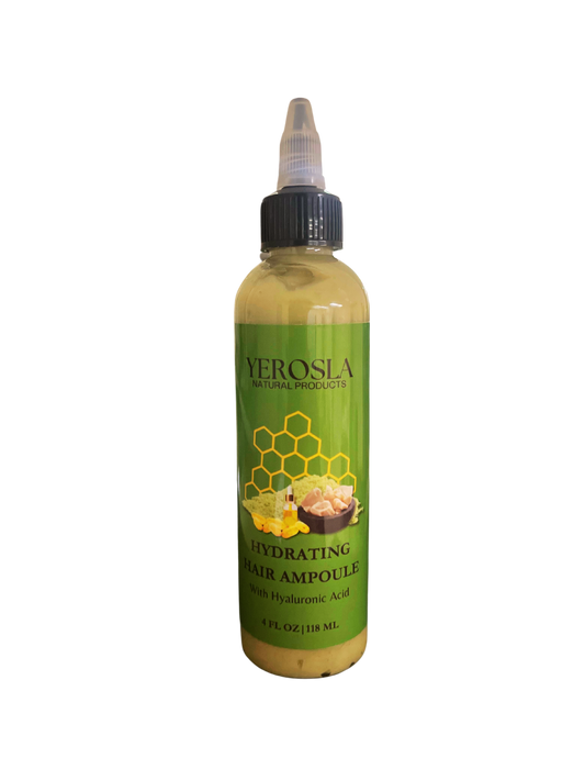 Organic Hydrating Hair Ampoule with Keratin and Hyaluronic Acid