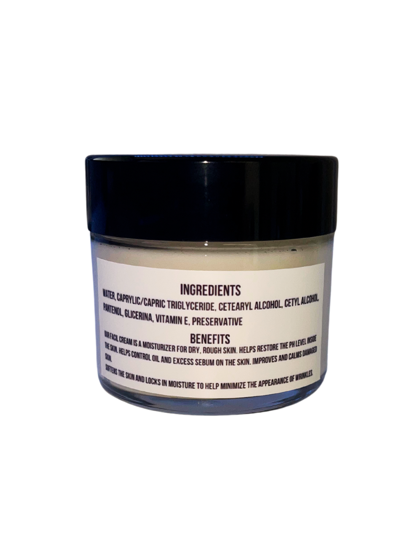 2oz Facial Cream with Vitamin E & B5