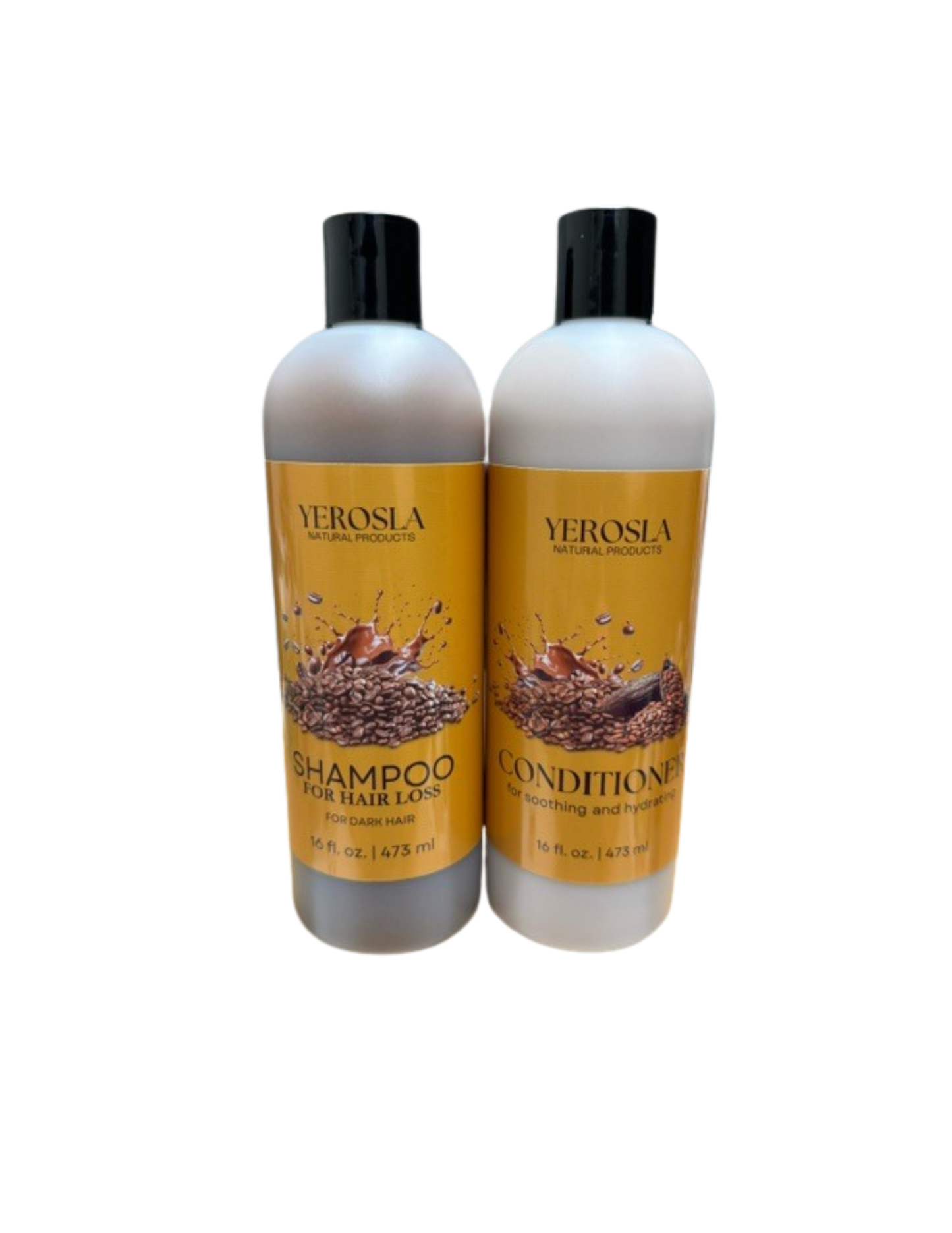 Coffee Shampoo & conditioner / Champú y acondicionador de cafe