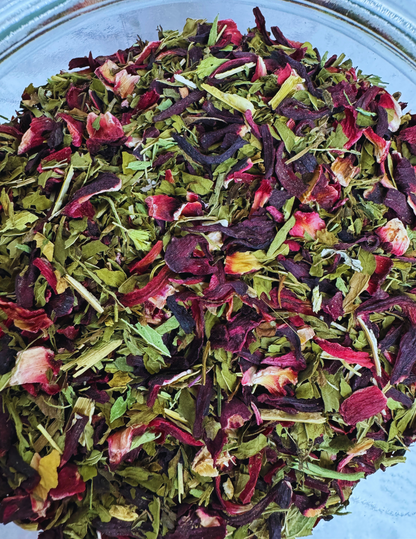 Mint and Hibiscus Tea