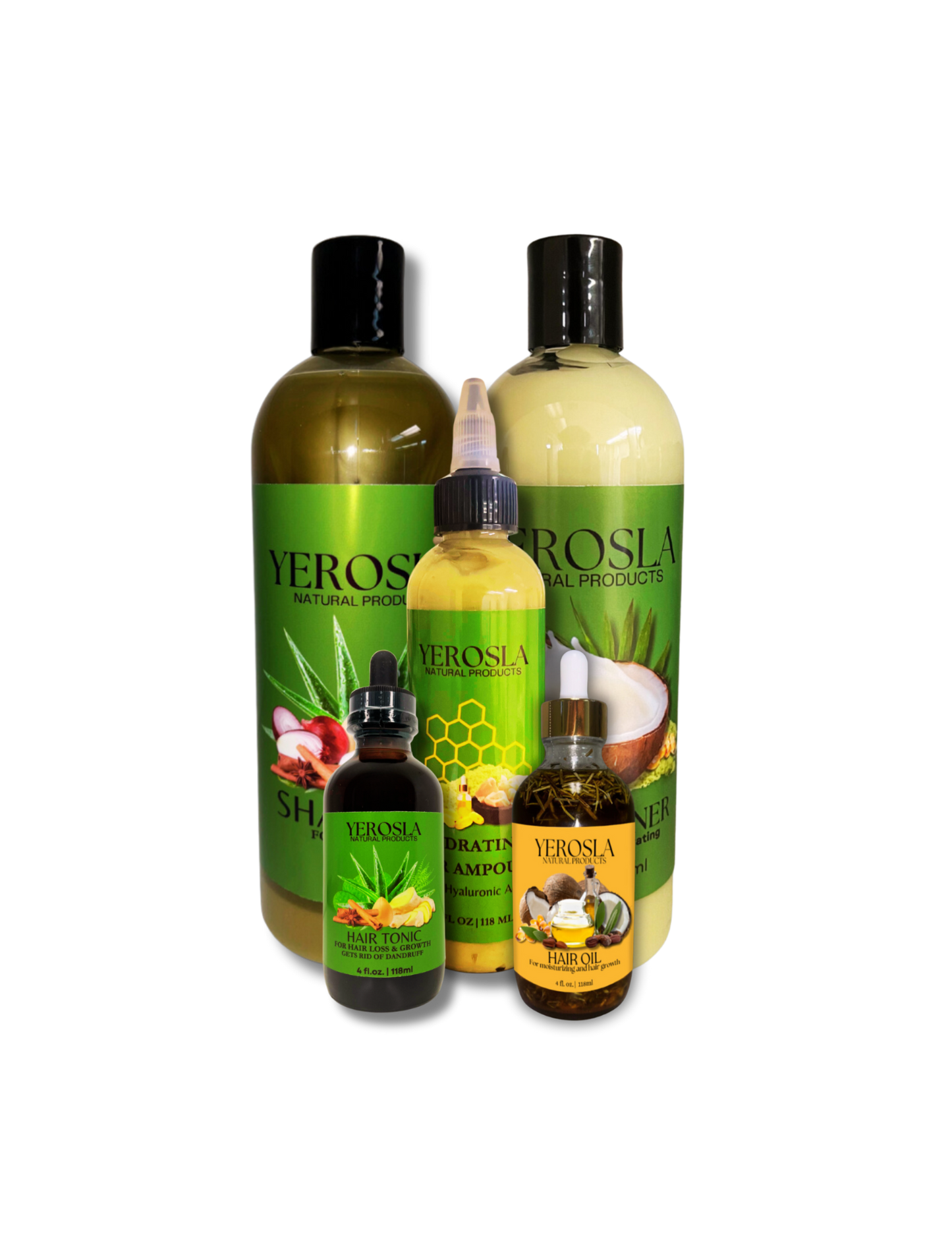 Matcha Tea Shampoo Bundle for hair loss and growth