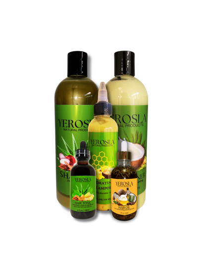 Matcha Tea Shampoo Bundle for hair loss and growth
