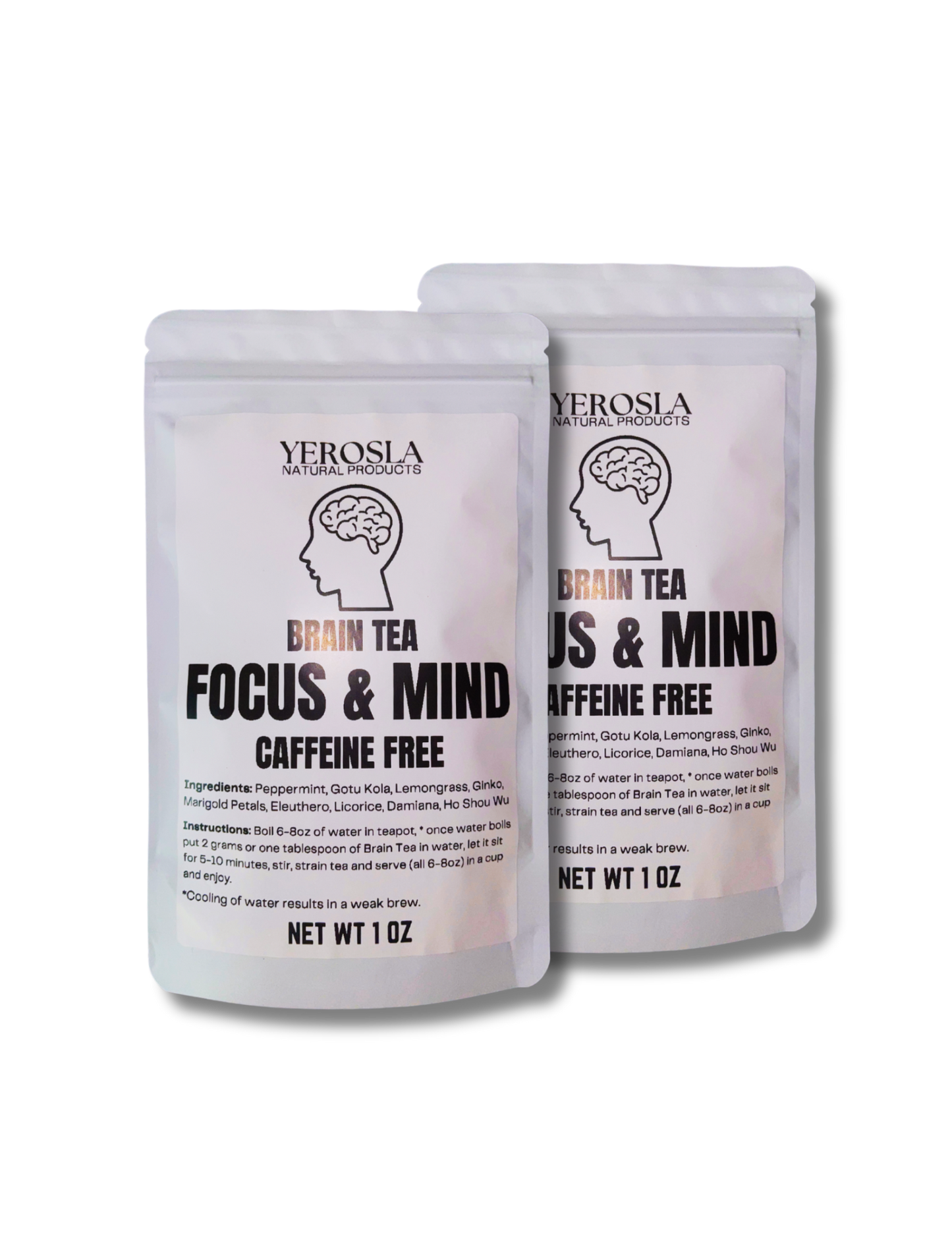 Brain Tea Mind & Body, Caffeine FREE