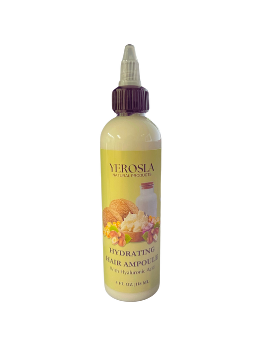 Organic Hydrating Hair Ampoule with Keratin and Hyaluronic Acid Light Hair