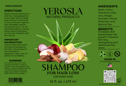 Matcha Tea Shampoo & Conditioner for hair loss and growth
