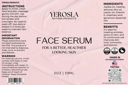 2oz Organic Face Serum